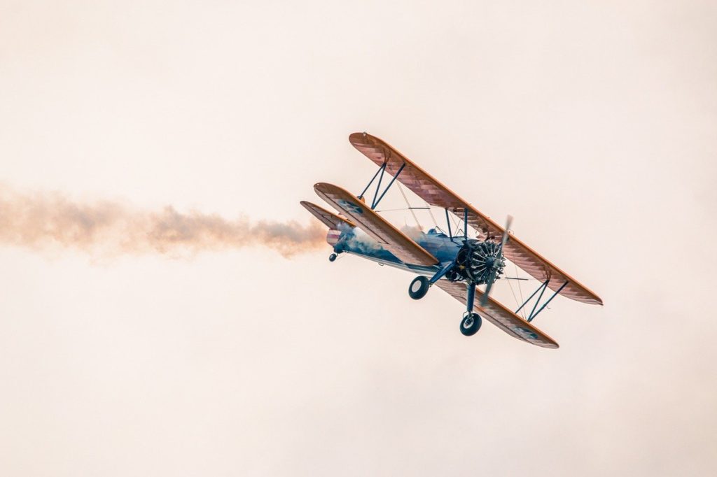 plane, flight, sky